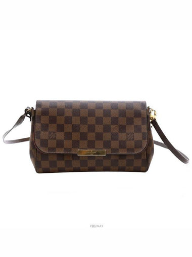 Daejeon Used Luxury Goods M41129 Favorite MM Damier Eben Shoulder Bag - LOUIS VUITTON - BALAAN 1