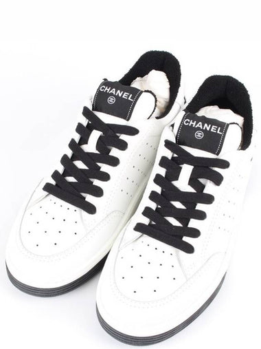 Back logo tennis sneakers 41 260 - CHANEL - BALAAN 1