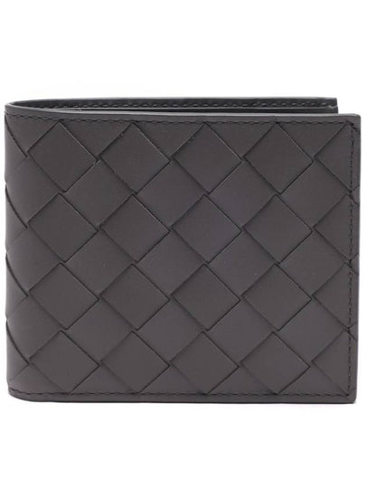 Intrecciato Bifold Half Wallet Graphite - BOTTEGA VENETA - BALAAN 2