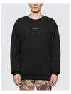 Light Fleece Logo Sweatshirt Black - CP COMPANY - BALAAN 2