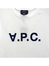 Men's VPC Logo Short Sleeve T-Shirt White - A.P.C. - BALAAN 4