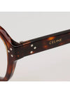 Glasses frame CL50107I 052 square horn rim leopard skin - CELINE - BALAAN 5