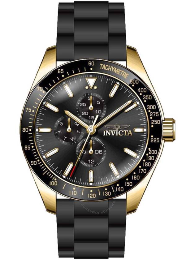 Invicta Aviator Quartz Black Dial Men's Watch 38404 - INVICTA - BALAAN 1