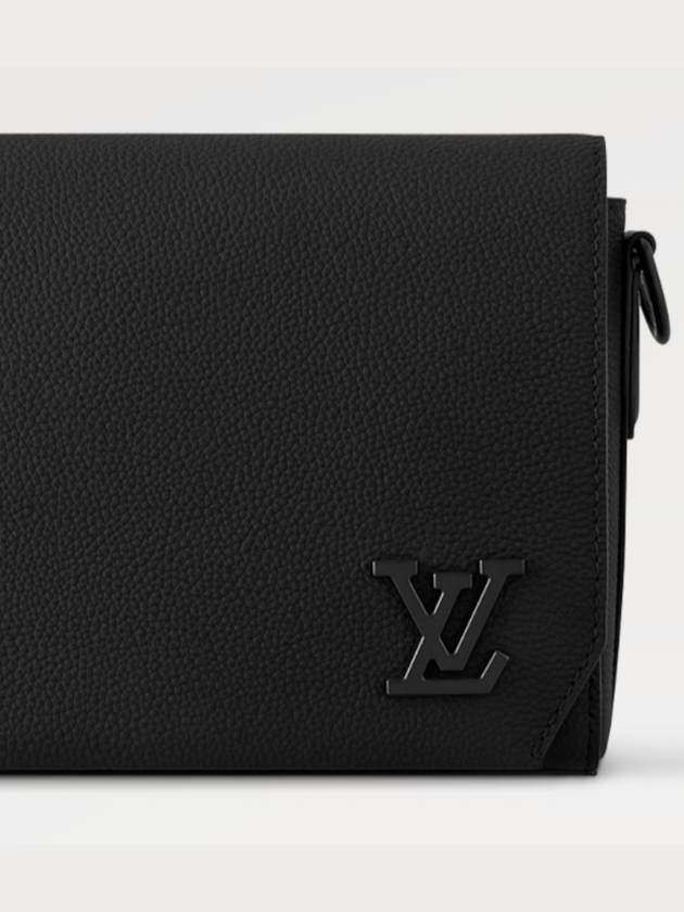 Takeoff PM Aerogram Messenger Bag Black - LOUIS VUITTON - BALAAN 7