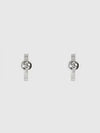 Interlocking Hoop Earrings 925 Sterling Silver 796323J84008106 - GUCCI - BALAAN 2