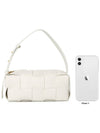 Brick Cassette Intrecciato Small Shoulder Bag White - BOTTEGA VENETA - BALAAN 8