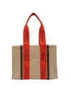 Woody Medium Tote Bag Orange - CHLOE - BALAAN 1