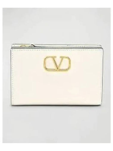 5W0P0Z79 SNP I16 5W2P0Z79 V logo signature half wallet 1335822 - VALENTINO - BALAAN 1