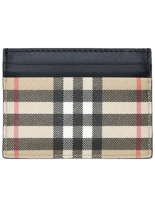 Men's Vintage Check Card Wallet Beige - BURBERRY - BALAAN 2