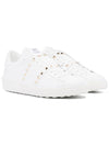 Men's Rockstud Untitled Low Top Sneakers White - VALENTINO - BALAAN 5