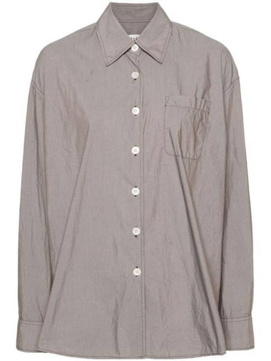 Borrowed Poplin Shirt Stone - OUR LEGACY - BALAAN 1