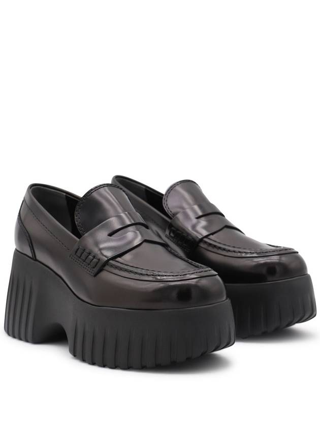 H Stripe Platform Loafers HXW6510FD10AKT - HOGAN - BALAAN 3