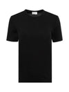 Classic Short Sleeve T Shirt Black 801474YB2FT1000 - SAINT LAURENT - BALAAN 2