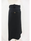 Midi Skirt Black 1A9XS1 - LOUIS VUITTON - BALAAN 4