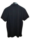 1202 2042 1555 Logo Collar Short Sleeve TShirt Black - MOSCHINO - BALAAN 4