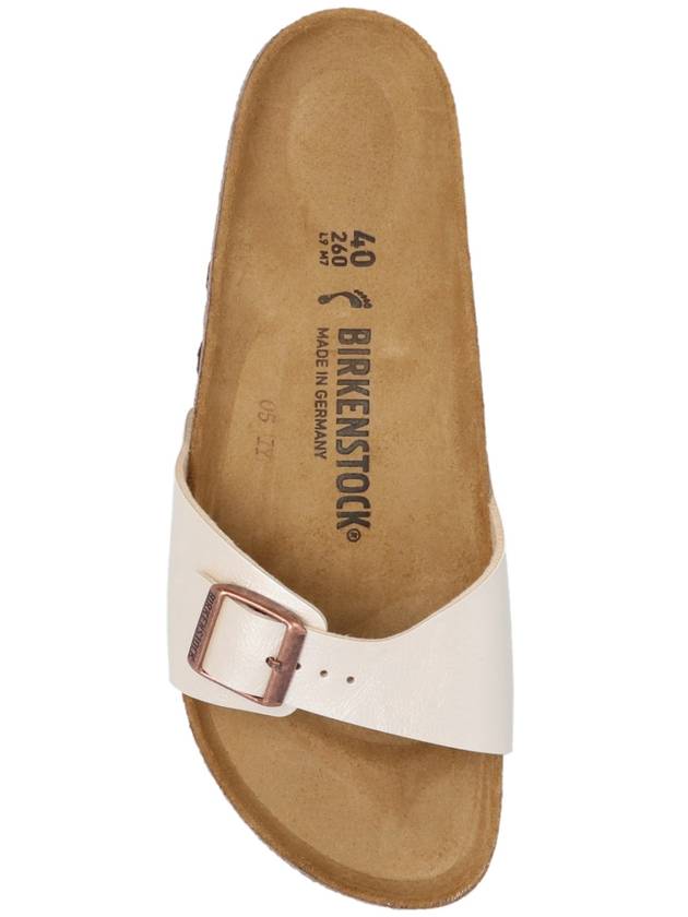 Birkenstock ‘Madrid’ Slides, Women's, Cream - BIRKENSTOCK - BALAAN 6