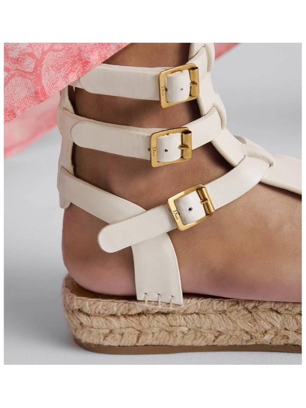 Dioriviera Marine Rope Sole Sandals White - DIOR - BALAAN 8