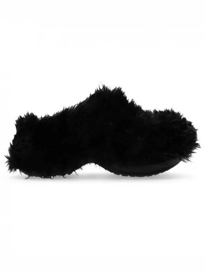 Fake Fur Mule Black - BALENCIAGA - BALAAN 2