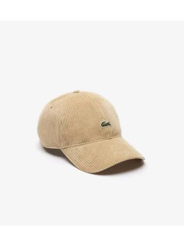 corduroy baseball cap bay - LACOSTE - BALAAN 1