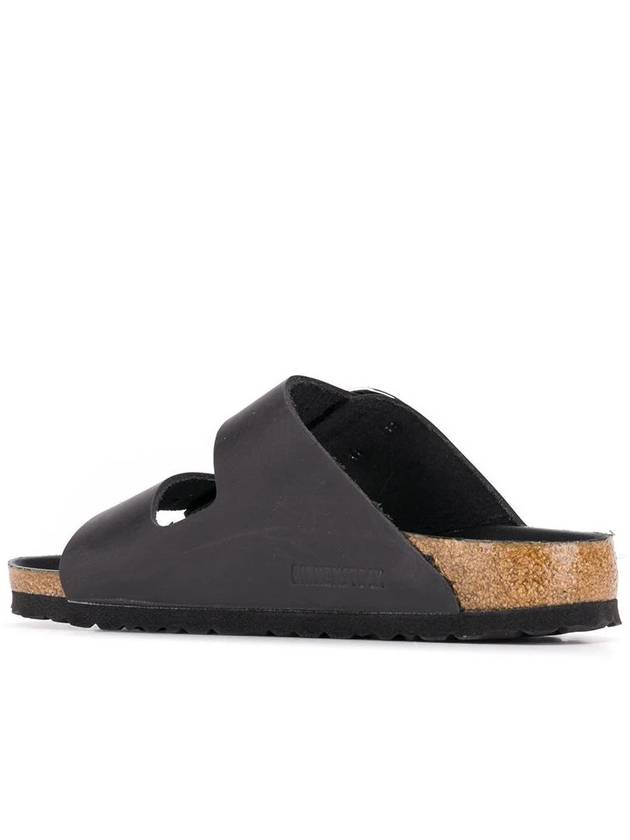 Arizona Big Buckle Slippers Black - BIRKENSTOCK - BALAAN 4