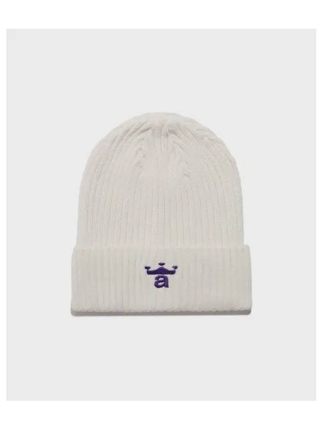 U Crown A Cable Beanie Cream - AWAKE NY - BALAAN 1