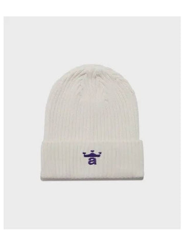 U Crown A Cable Beanie Cream - AWAKE NY - BALAAN 1