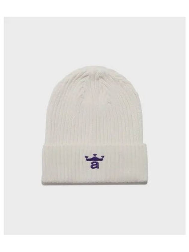 U Crown A Cable Beanie Cream - AWAKE NY - BALAAN 1