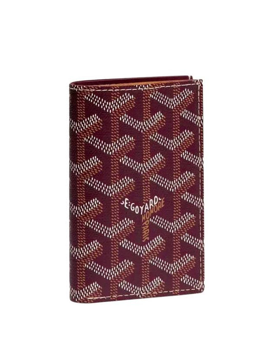 Saint Pierre bifold card wallet burgundy - GOYARD - BALAAN 1