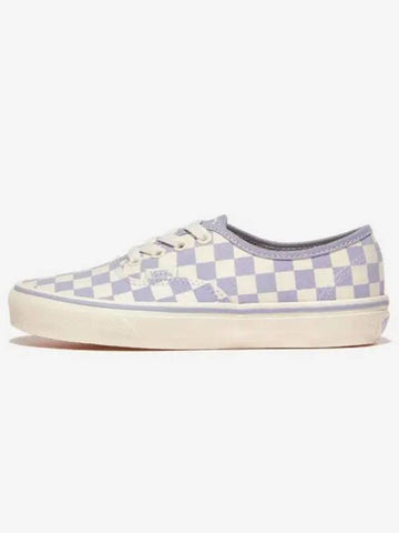 Shoes Sneakers Running Comfortable Authentic Checkerboard Lilac - VANS - BALAAN 1