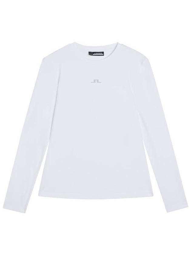 Ada Logo Print Long Sleeve T-Shirt White - J.LINDEBERG - BALAAN 2