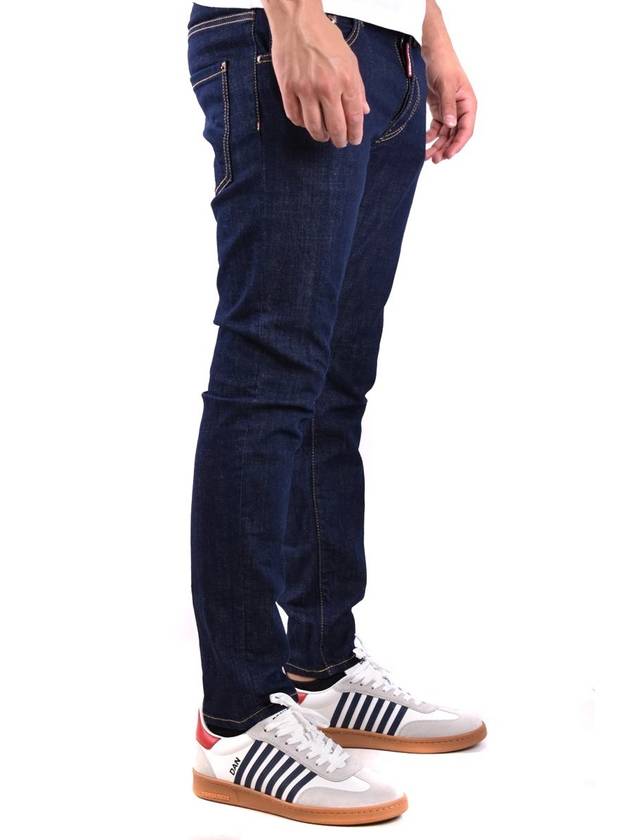 Dark Rinse Wash Skater Denim Jeans Blue - DSQUARED2 - BALAAN 4