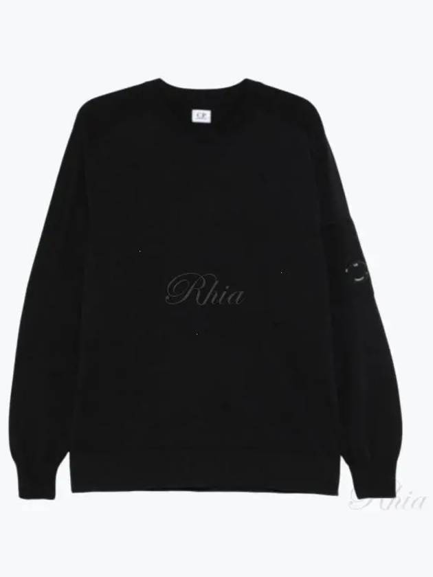 CP Company Sweater 17CMKN051A00 5528A 995 Black - CP COMPANY - BALAAN 2