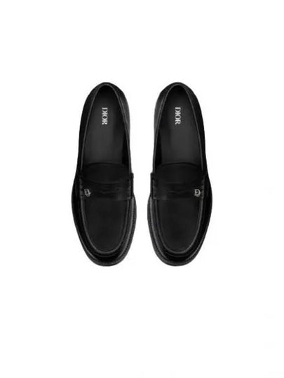 Granville Oblique Leather Loafer Black - DIOR - BALAAN 2