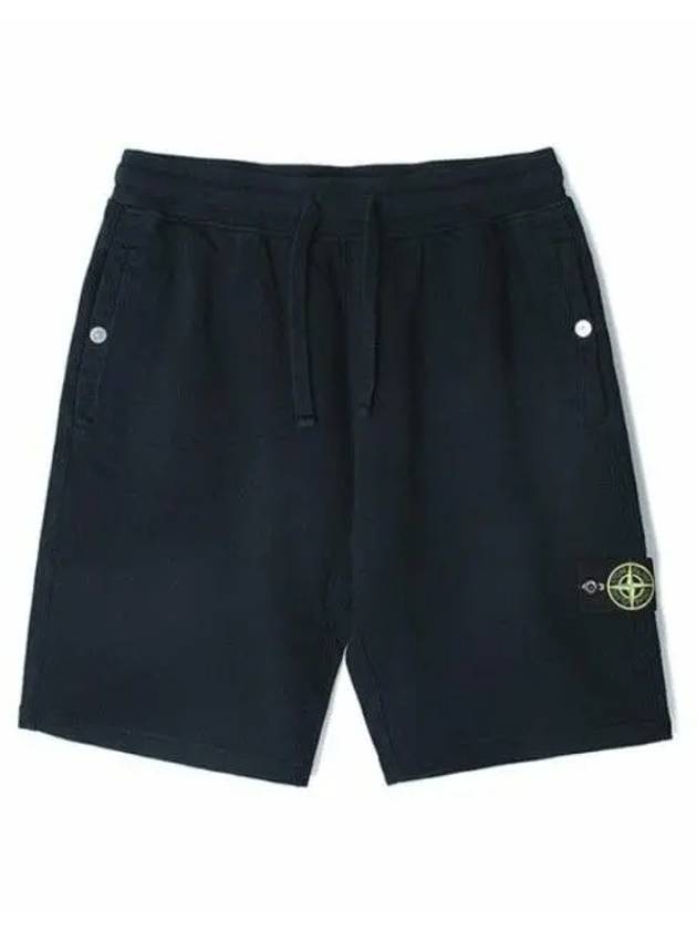 Wappen Patch Old Regular Fit Shorts Black - STONE ISLAND - BALAAN 3