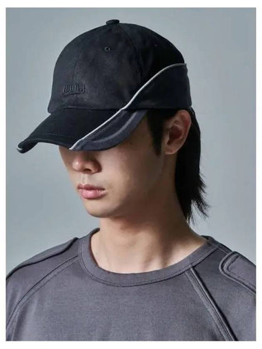 Cotton piping color combination ball cap baseball black domestic product GM0024070138145 - JUUN.J - BALAAN 1