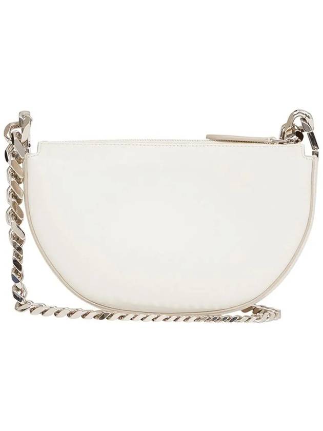 Olympia Zipper Chain Mini Shoulder Bag White - BURBERRY - BALAAN 4