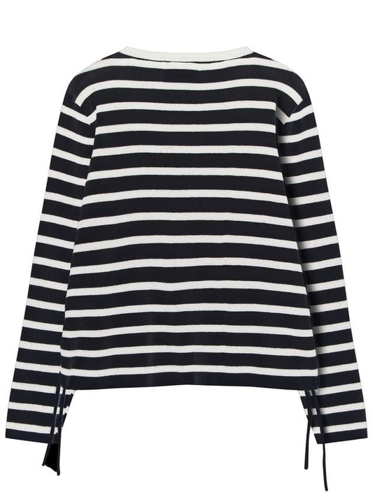 Striped shirring knit Black - THE GREEN LAB - BALAAN 2