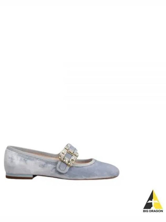 Tre Vivier Strass Buckle Baby Ballerina Sky - ROGER VIVIER - BALAAN 2