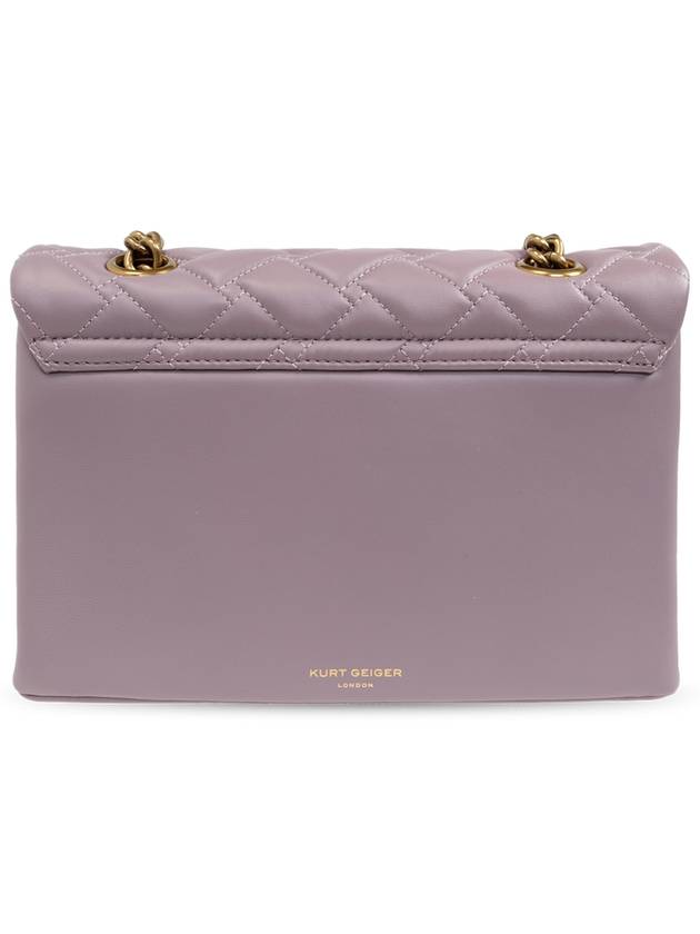 Kurt Geiger Quilted Shoulder Bag 'Kensington', Women's, Purple - KURT GEIGER - BALAAN 3