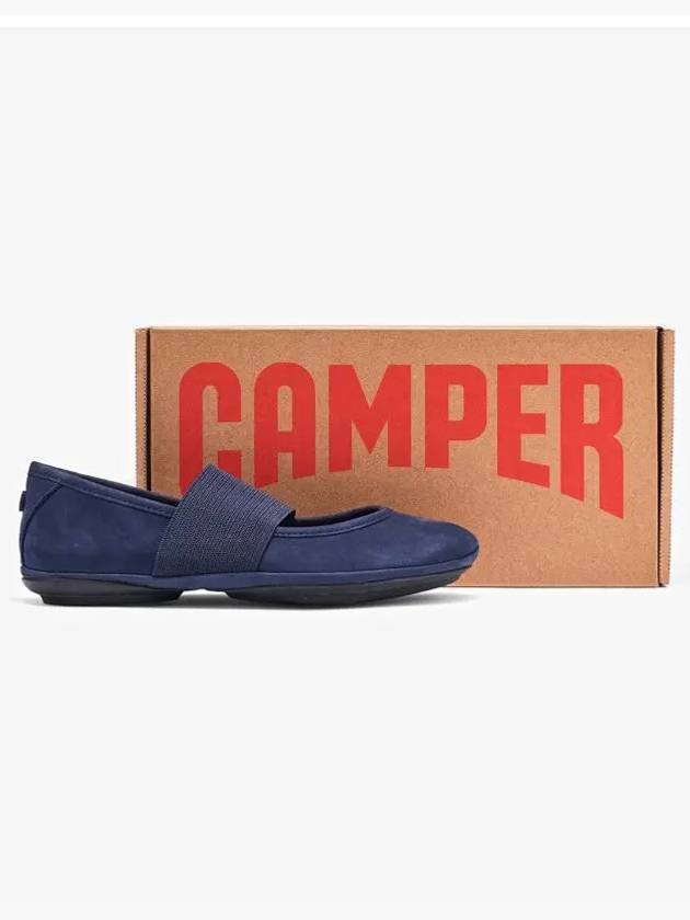 Right Nina Ballerina Flats Navy - CAMPER - BALAAN 5