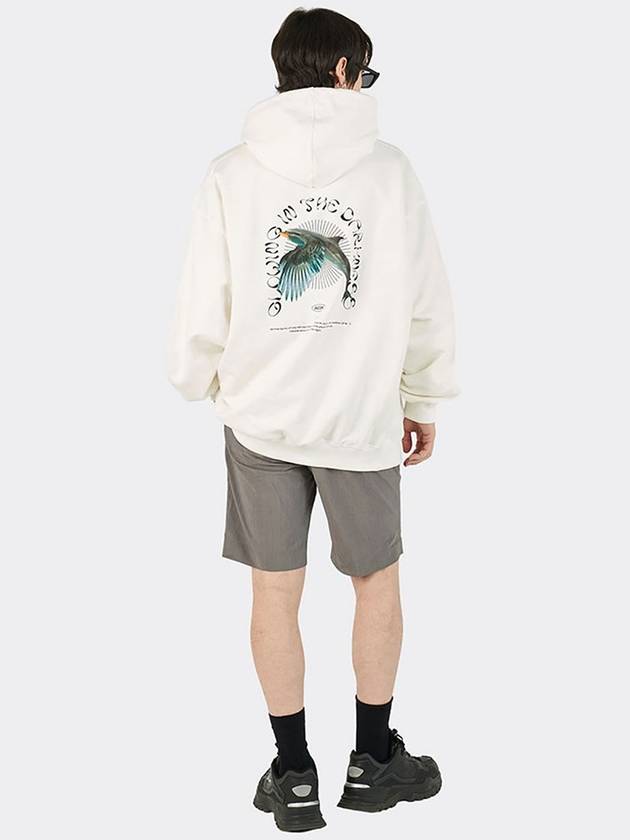 Glowing Birphin Bird Dolphin Hoodie White - AOX - BALAAN 4