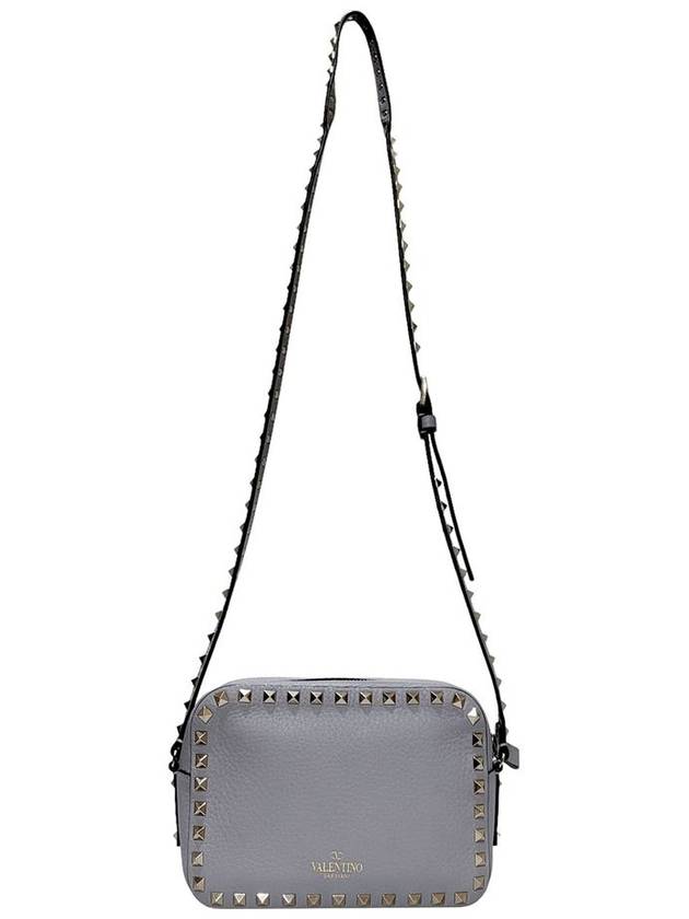 Women s MW2B0809 Rockstud Gray Small Camera Crossbody Bag - VALENTINO - BALAAN 5