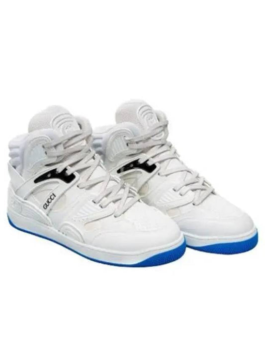Interlocking G Basket High Top Sneaker White - GUCCI - BALAAN 2