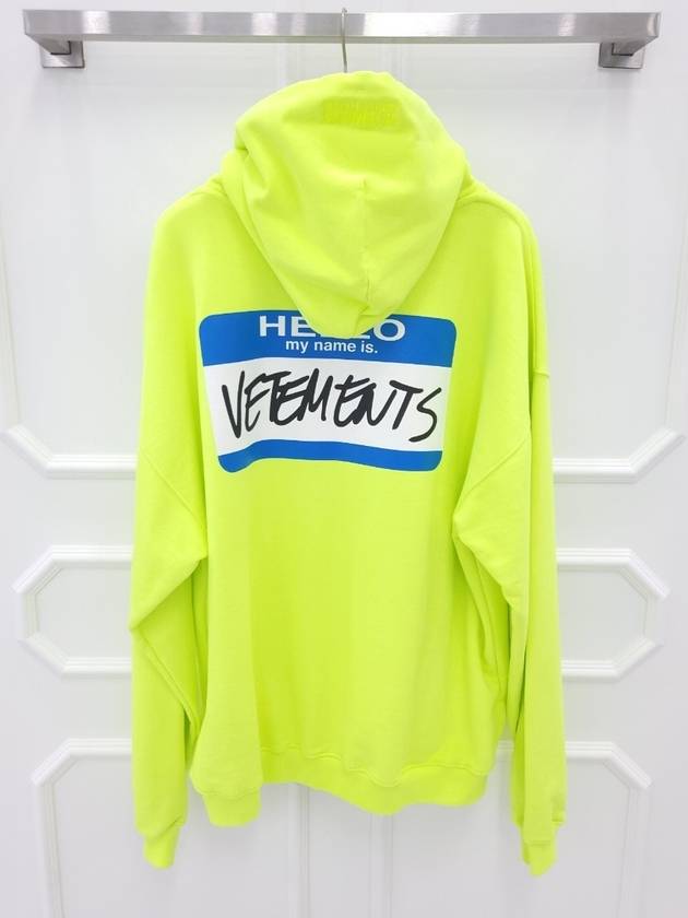 Hello My Name Logo Hoodie S - VETEMENTS - BALAAN 2