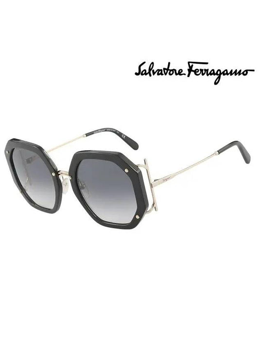 Ferragamo Sunglasses SF940S 001 Square Men Women - SALVATORE FERRAGAMO - BALAAN 2