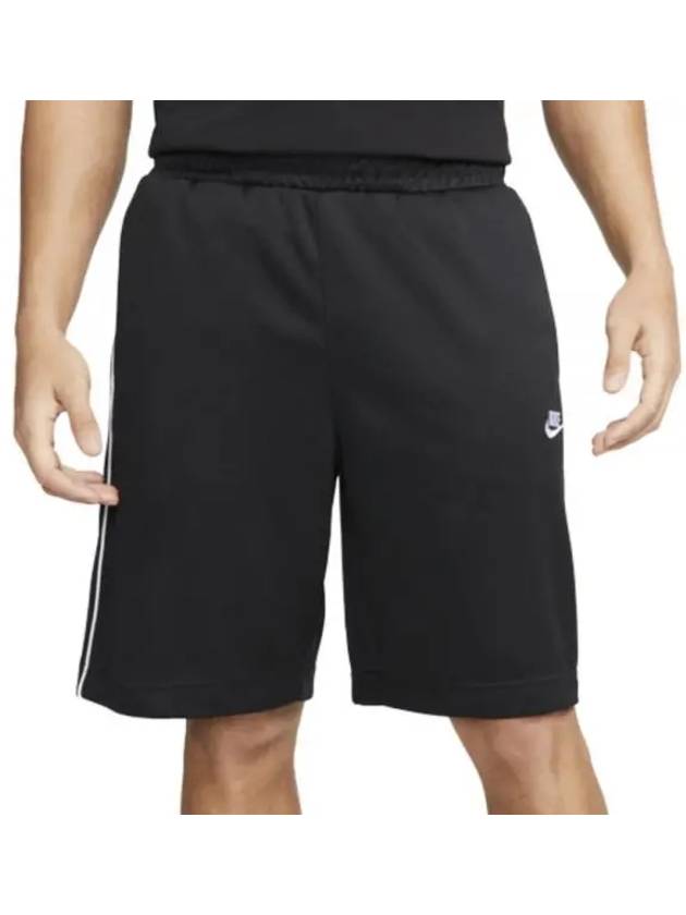 Club PK Swoosh Embroidered Logo Shorts Black - NIKE - BALAAN 2