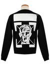 face logo sweatshirt black - OFF WHITE - BALAAN 5