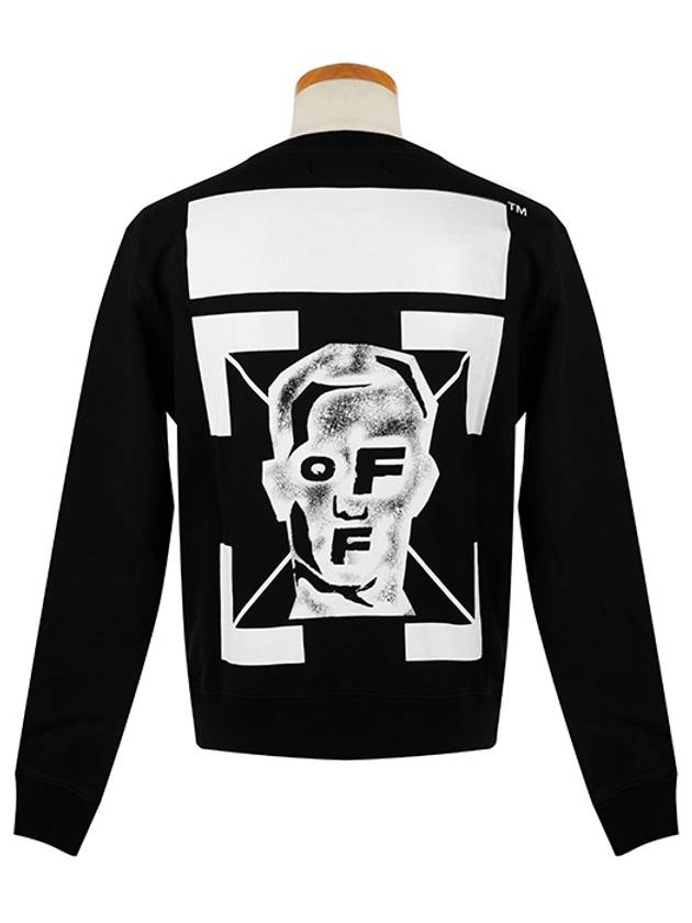 face logo sweatshirt black - OFF WHITE - BALAAN 5