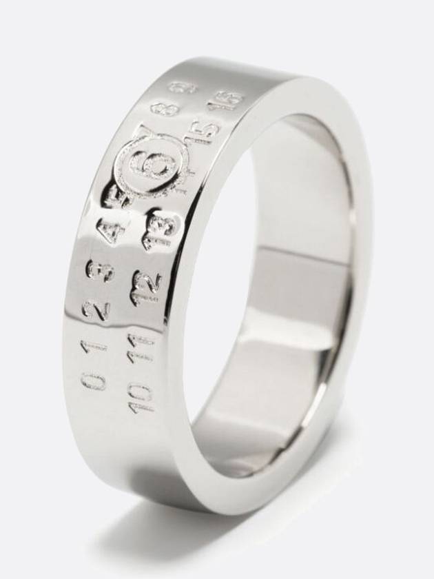 Women’s Numeric Minimal Polished Finish Ring Silver - MAISON MARGIELA - BALAAN 3