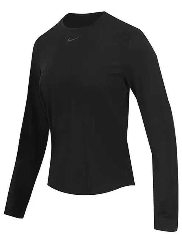 One Classic Dri Fit Long Sleeve T-Shirt Black - NIKE - BALAAN 3